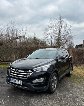 Hyundai Santa Fe cena 56700 przebieg: 244694, rok produkcji 2013 z Dolsk małe 352